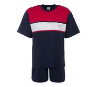 H.I.S Pigiama corto navy / rosso / bianco Uomo H.I.S S navy / rosso / bianco