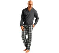 H.I.S Pigiama lungo grigio / verde Uomo - Abbigliamento - Intimo - Pigiami H.I.S S