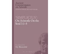 H.J. Blumenthal Simplicius': On Aristotle On the Soul 3.1-5 (Tascabile)