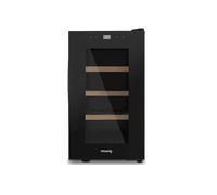 H.KOENIG AGE8 CANTINETTA, 8 bottiglie, 3 ripiani, dimensoni: L 26 cm, A 47 P 49,5 Nero