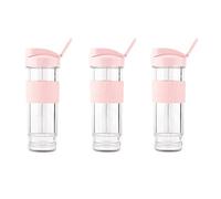 h.koenig BTL12 Kit di 3 Bottiglie per Mini-frullatore SMOO12, Plastica