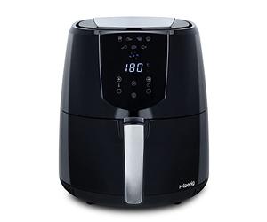 H.Koenig FRY800, Friggitrice ad Aria, Elettrica,4L, Compatta, Airfryer, 7 Programmi, Temperatura 80°C-200°C, Vaschetta Lavabile in Lavastoviglie,1400W