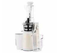 H.Koenig GSXR1952 Estrattore di succo,3 Filtri per succo,Tubo Extra Large, 60 giri/min, Spremitura Lenta, Acciaio Inox, BPA Free 1L, 400W