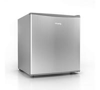 H.Koenig Mini Frigo FGX490 Grigio, 45L compatto, silenzioso, porta reversibile, termostato regolabile, scomparto per cubetti ghiaccio da 4L, piedi regolabili, 39dB [Classe di efficienza energetica E]