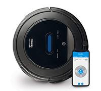 Robot Aspirapolvere Wifi+ con 4 Programmi di Pulizia Colore Nero