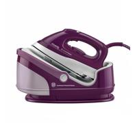 H.Koenig V8 Ferro da stiro a vapore con caldaia, pressione 8 bar potente e continua 100 g/min, autonomia illimitata, piastra in ceramica, vapore verticale, compatto, 2400 W, serbatoio 1,7 L