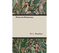 H.L. Mencken Notes On Democracy (Tascabile)