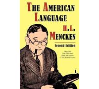 H L Mencken The American Language, Second Edition (Tascabile)