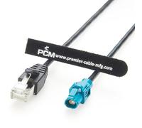 H-MTD to RJ45 Automotive Ethernet Cable 1 m, 1000 Mbps High Speed Shielded Patch Cord for Vehicle Diagnostics, ADAS, Camera Link, Infotainment System