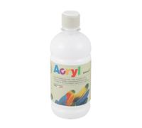 H&P COLORE ACRILICO FINE BOTTIGLIA 500 ML BIANCO