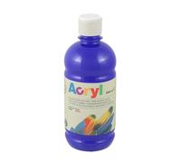 H&P COLORE ACRILICO FINE BOTTIGLIA 500 ML OLTREMARE