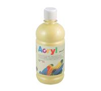 Primo Colore acrilico Morocolor Acryl - Coprente, Luminoso, con Tappo Dosatore - Oro 500 ml