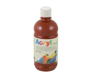 H&P COLORE ACRILICO FINE BOTTIGLIA 500 ML SIENA