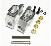 H-P-I BULLET3.0 MT ST KEN BLOCK WR8 FLUX Upgrade Parts Aluminum Alloy Front C HUB Carriers-1PR SET For 101209 Silver