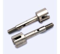 CrazyRacer H-P-I Savage XS Flux Ken Block WR8 Flux And Bullet3.0 MT ST HD AXLE 5X40MM #109921#101228-2pcs Set Silver