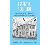 H P Lovecraft August Derleth Essential Solitude (Tascabile)