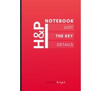 H&P Notebook: Just the Key Details [The Emergency Red Version]: A Notebook to document medical assessment and physical examination (or SOAP) notes for ... nurses, medical students and nursing students