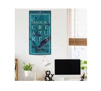 H.POTTER MAGICAL CREATURES WALL BANNER WALL SCROLL BS STUDIO