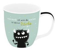H:PPY life Tazza Monster Stark | piccola tazza da caffè in porcellana, 32 cl | Tazza con scritta, regalo divertente | 74737