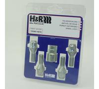 H&R Serrature Per Cerchi Set Di Serrature M12x1,5x26mm Conico 1252601KEY4|1