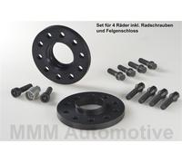H&R ABE Passaruota Nero 10/20 mm Set BMW Serie 5 E60,E61 (560L) Piastra di Ca...