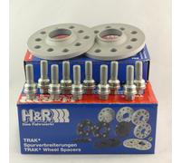 H&R Allargamento Passaruota 16mm Argento Per Audi Q5 SQ5 Typ FY