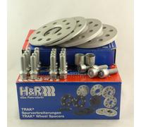 H&R Distanziali 10Mm Argento Per Audi A3 A4 A6 A8 TT TTS Galaxy Alhambra