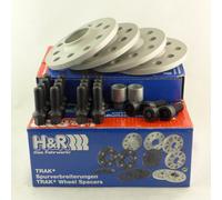 H&R Distanziali 16/24mm Argento per Seat Leon Octavia Superba Golf Passat