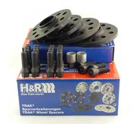 H&R Distanziali 20/20mm Nero per BMW 5er 5/D