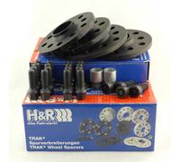 H&R Distanziali ruote B2055573A 2x10 mm Nero