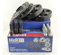 H&R Distanziali 20Mm Neri Per Audi A4 A5 A6 A7 A8 Q5 Q7 R8 Macan