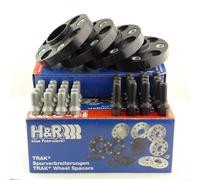 H&R Distanziali 40/50mm Nero per Audi 80 100