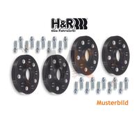H&R Distanziali Neri 44Mm/Achse Per VW Golf VII Variant BA5 BV5 2015-2020