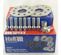 H&R Distanziali Ruota 10mm Argento per Corvette C6 Y, 2 Dischi + 8 Bulloni