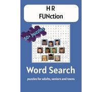 H R FUNction Word Search Puzzle Book: Easy to Read Print about Human Resources job duties and More | 6x9 inches, 110 pages | 50+ Puzzles...Gift for Vacation, Holidays and Free Time