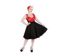 H&R London Hot Su Top Rosso Cocktail 50s Pinup Retro Vintage Punk Festa Ballo Da