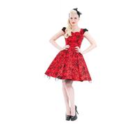 H&r London Rosso Barb Filo Rosa Ancora Stella Lungo Punk Retrò Vintage Ballo Da
