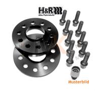 H&R Piastre Nero 24mm / Asse Posteriore per BMW 1er Cabriolet E88 2007-2013