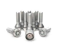 H&R Set Bulloni Ruota conici con rondella mobile M14x1.25 - Lunghezza 28mm - 10 Pezzi (pe. compatibile con BMW) - in ulloni Antifurto