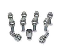 H&R Set Bulloni Ruota sferici R14 M14x1.50 - Lunghezza 42mm - 10 Pezzi (pe. per Audi Q3, Q5) - in ulloni Antifurto