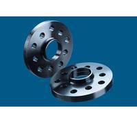 H&R Set di Distanziali per ruote DR-sistema 30mm per asse - Interasse 5x130 - Mozzo 71,6mm - Bulloni M14x1,5 - compatibile con Porsche/Audi - Nero