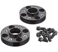 H&R Set di Distanziali per ruote DRA-sistema 50mm per asse - Interasse 4x100 - Mozzo 56,2mm - Bulloni M14x1,25 - compatibile con Mini - Nero