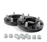 H&R Set di Distanziali per ruote DRM-sistema 36mm per asse - Interasse 5x114,3 - Mozzo 67,1mm - Bulloni M12x1,5 - compatibile con Hyundai/Kia/Mazda - Nero