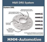 2x20mm Distanziali Ruota 4x100 H&R 40245410 per HYUNDAI i20