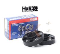 H&R TRAK+ Spessori Neri DRA 60Mm/Aasse Per Porsche 911 992 (2019-2024)
