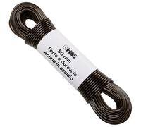 H&S Filo stendibiancheria da 50 m con anima in acciaio, per bucato, in plastica spessa e resistente, copertura in PVC per giardino ed esterno