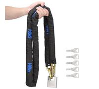 H&S Lucchetto a catena resistente per motocicli, motocicli e biciclette Diametro di 10mm x 2000 millimetri Lunghezza