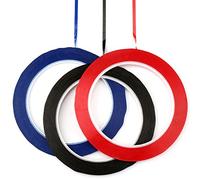 H&S Nastro Adesivo per Whiteboard - Set di 3 Rotoli di Carta Adesiva Sottile - 3 mm x 50m in Blu, Nero e Rosso - Nastri Adesivi per Mobili e Auto - Nastro Telato non Magnetico