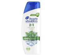 Head & Shoulders Menthol Fresh Shampoo e Balsamo Antiforfora 2 in 1 250ml. Fino al 100% Protezione dalla Forfora. Clinicamente Testato. Per Tutti i Tipi di Capelli. Per Uso Quotidiano. Profumo Mentolo