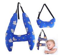 H-Shape - Kid Car Sleeping Head Support, Kids/Adult Car Travel Seat Belt Pillows for Sleeping, Car Seat Head And Body Support for Soft And Skin Friendly (27.5 * 21.6in,Space Bear)
